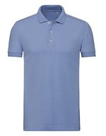Russel Figurnahes Polo mit Fischgrät-Seitenschlitzen, Black L, Z566 – Cielo