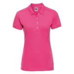 Russel Slim Fit Stretch Polo-Shirt für Damen, Bright Royal XL, Z566F – Bild 3