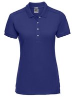 Russel Slim Fit Stretch Polo-Shirt für Damen, Bright Royal XL, Z566F – Bright Royal