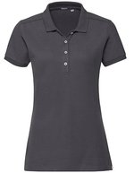 Russel Slim Fit Stretch Polo-Shirt für Damen, Bright Royal XL, Z566F – Convoy Grey (Solid)