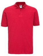 Russel Kurzarm-Polo-Shirt aus 100% Baumwolle – Classic Red