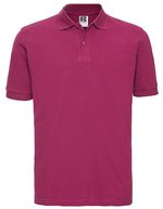 Russel Kurzarm-Polo-Shirt aus 100% Baumwolle, Bottle Green XL, Z569 – Fuchsia