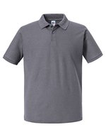 Russel Piqué Polo Shirt aus Recyclingmaterial – Convoy Grey (Solid)