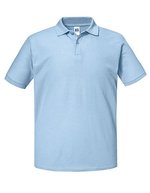 Russel Piqué Polo Shirt aus Recyclingmaterial, Black M, Z570M – Ciel