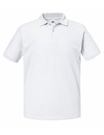 Russel Piqué Polo Shirt aus Recyclingmaterial, Black M, Z570M – Blanc