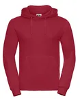 Russel Langarm-Hoodie mit Kapuze und Kängurutasche, Light Oxford (Heather) M, Z575N – Classic Red