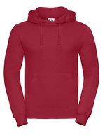 Russel Langarm-Hoodie mit Kapuze und Kängurutasche, Black XS, Z575N – Classic Red