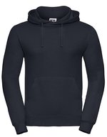 Russel Langarm-Hoodie mit Kapuze und Kängurutasche, Black XS, Z575N – French Navy