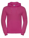 Russel Langarm-Hoodie mit Kapuze und Kängurutasche, Light Oxford (Heather) M, Z575N – Fuchsia