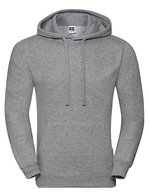 Russel Langarm-Hoodie mit Kapuze und Kängurutasche, Black XS, Z575N – Light Oxford (Heather)