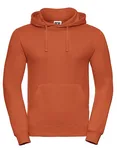 Russel Langarm-Hoodie mit Kapuze und Kängurutasche, Light Oxford (Heather) M, Z575N – Orange