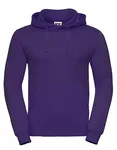 Russel Langarm-Hoodie mit Kapuze und Kängurutasche, Light Oxford (Heather) M, Z575N – Purple