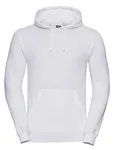 Russel Langarm-Hoodie mit Kapuze und Kängurutasche, Light Oxford (Heather) M, Z575N – White