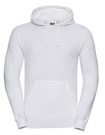 Russel Langarm-Hoodie mit Kapuze und Kängurutasche, Black XS, Z575N – White