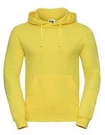 Russel Langarm-Hoodie mit Kapuze und Kängurutasche, Black XS, Z575N – Yellow