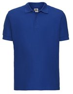 Russel Baumwoll-Poloshirt mit Double-Tuck Piqué, Azure Blue XS, Z577 – Bild 2