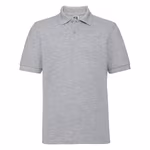Russel Poloshirt aus Baumwolle mit Strukturstreifen, Sky L, Z599 – Bild 3