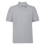 Russel Poloshirt aus Baumwolle mit Strukturstreifen, Black XS, Z599 – Bild 3