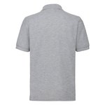 Russel Poloshirt aus Baumwolle mit Strukturstreifen, Black XS, Z599 – Bild 4