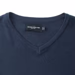 Russell Collection Strickpullover Russell Collection V-Ausschnitt, Black L, Z710 – image 6