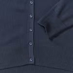 Russell Collection Cardigan Col V Coton-Polyacrylique, French Navy M, Z715F – image 7