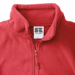 Russel Fleecejacke mit Kadettkragen und Reißverschlüssen, Classic Red S, Z8700 – Bild 6