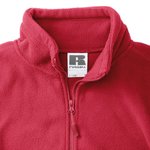 Russel Fleecejacke mit Kadettkragen und Reißverschlüssen, Black XS, Z8700 – Bild 6