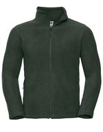 Russel Fleecejacke mit Kadettkragen und Reißverschlüssen, Black XS, Z8700 – Bottle Green