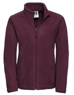 Russel Russell Ladies´ Full Zip Outdoor Fleece Black XS (Z8700F), Z8700F – Borgogna