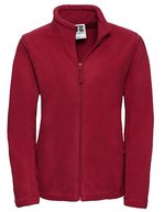 Russel Russell Ladies´ Full Zip Outdoor Fleece Black XS (Z8700F), Z8700F – Classico Rosso