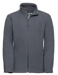 Fleecejacke mit Kadettkragen für Kinder – Convoy Grey (Solid)