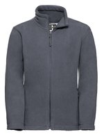 Veste polaire mit Kadettkragen pour enfant – Convoy Gris (Uni)