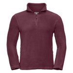 Russel Fleecepullover mit Kadettkragen und Reißverschluss, Black XS, Z8740 – Bild 3