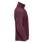 Russel Fleecepullover mit Kadettkragen und Reißverschluss, Black XS, Z8740 – Bild 5