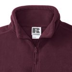 Russel Fleecepullover mit Kadettkragen und Reißverschluss, Black XS, Z8740 – Bild 6