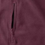 Russel Fleecepullover mit Kadettkragen und Reißverschluss, Black XS, Z8740 – Bild 7