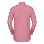 Russell Collection Langarmhemd aus 100% Bio-Baumwolle, Oxford Blue/Oxford Navy 3XL (47/48), Z920 – Bild 4