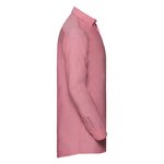 Russell Collection Langarmhemd aus 100% Bio-Baumwolle, Oxford Blue/Oxford Navy 3XL (47/48), Z920 – Bild 5