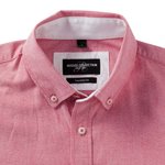 Russell Collection Langarmhemd aus 100% Bio-Baumwolle, Oxford Blue/Oxford Navy 3XL (47/48), Z920 – Bild 6