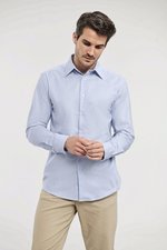 Russell Collection Tailliertes Oxford Hemd aus Baumwolle, Black 3XL (47/48), Z922 – Bild 1