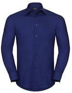 Russell Collection Tailliertes Oxford Hemd aus Baumwolle – Bright Royal