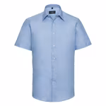 Russell Collection Camicia Oxford sagomata in Cotone 70%, Black 3XL (47/48), Z923 – immagine 3