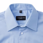 Russell Collection Camicia Oxford sagomata in Cotone 70%, Black 3XL (47/48), Z923 – immagine 6