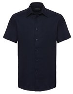Russell Collection Tailliertes Oxford-Hemd aus Baumwolle 70% – Bright Navy