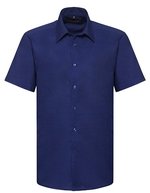 Russell Collection Tailliertes Oxford-Hemd aus Baumwolle 70% – Bright Royal