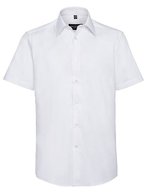 Russell Collection Tailliertes Oxford-Hemd aus Baumwolle 70% – White