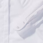Russell Collection Body-Hugging Poplin Shirt with Button Placket, French Navy M, Z924F – image 7
