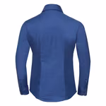 Russell Collection Oxford Bluse Slim Fit Pastellfarbe, Silver L, Z932F – Bild 4