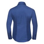 Russell Collection Oxford Bluse Slim Fit Pastellfarbe, Black XS, Z932F – Bild 4