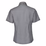 Russell Collection Kurzarm-Hemd Oxford Kollektion für Damen, Black XS, Z933F – Bild 4